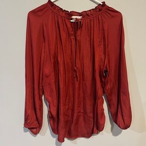 Women’s orange Loft Blouse